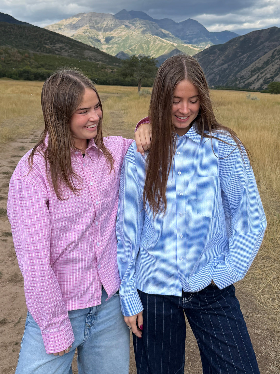 Checkered Shirt - Blue — detail