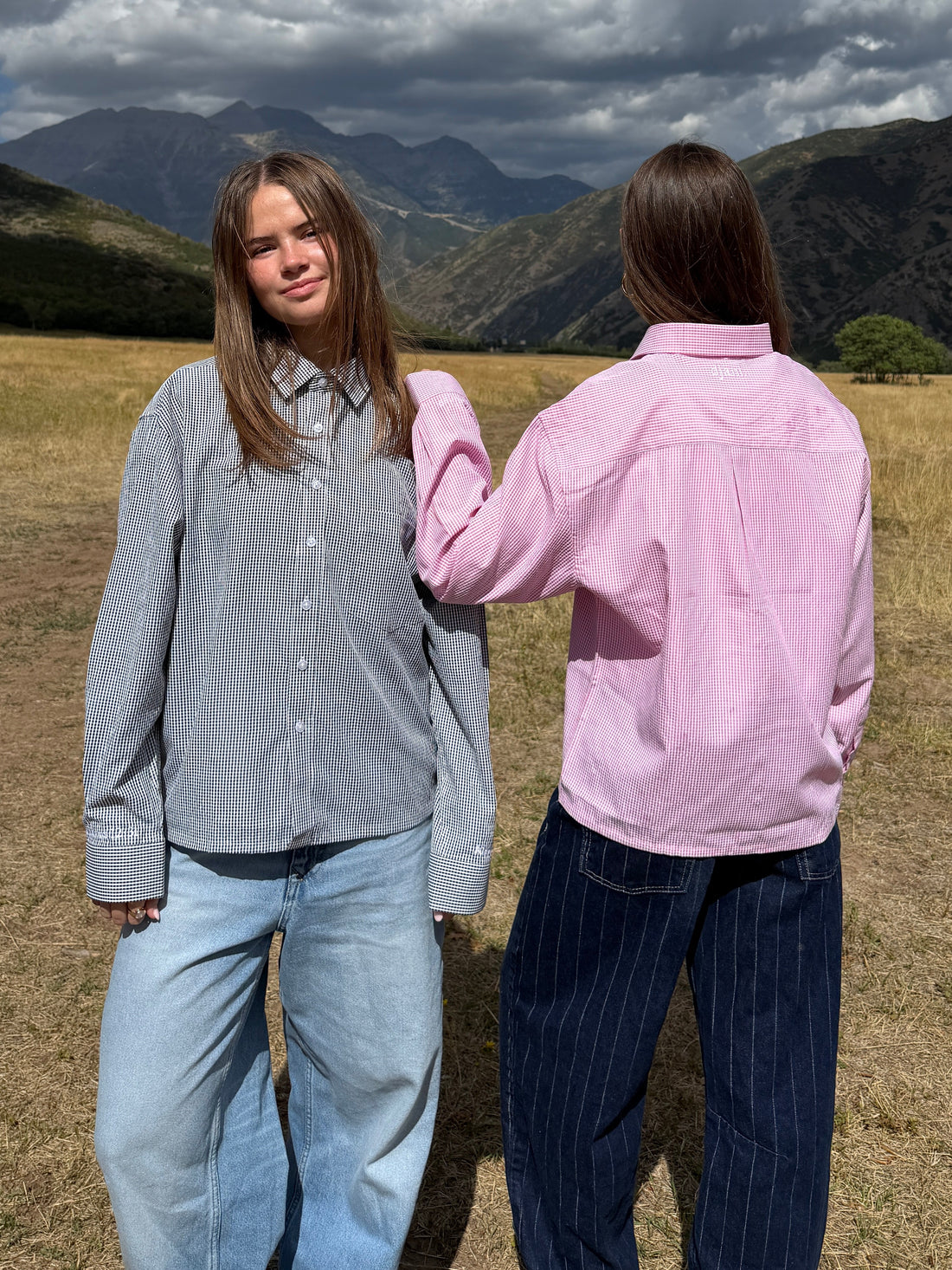 Checkered Shirt - Black — detail