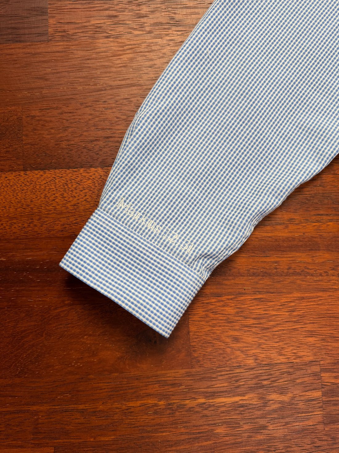 Checkered Shirt - Blue — detail