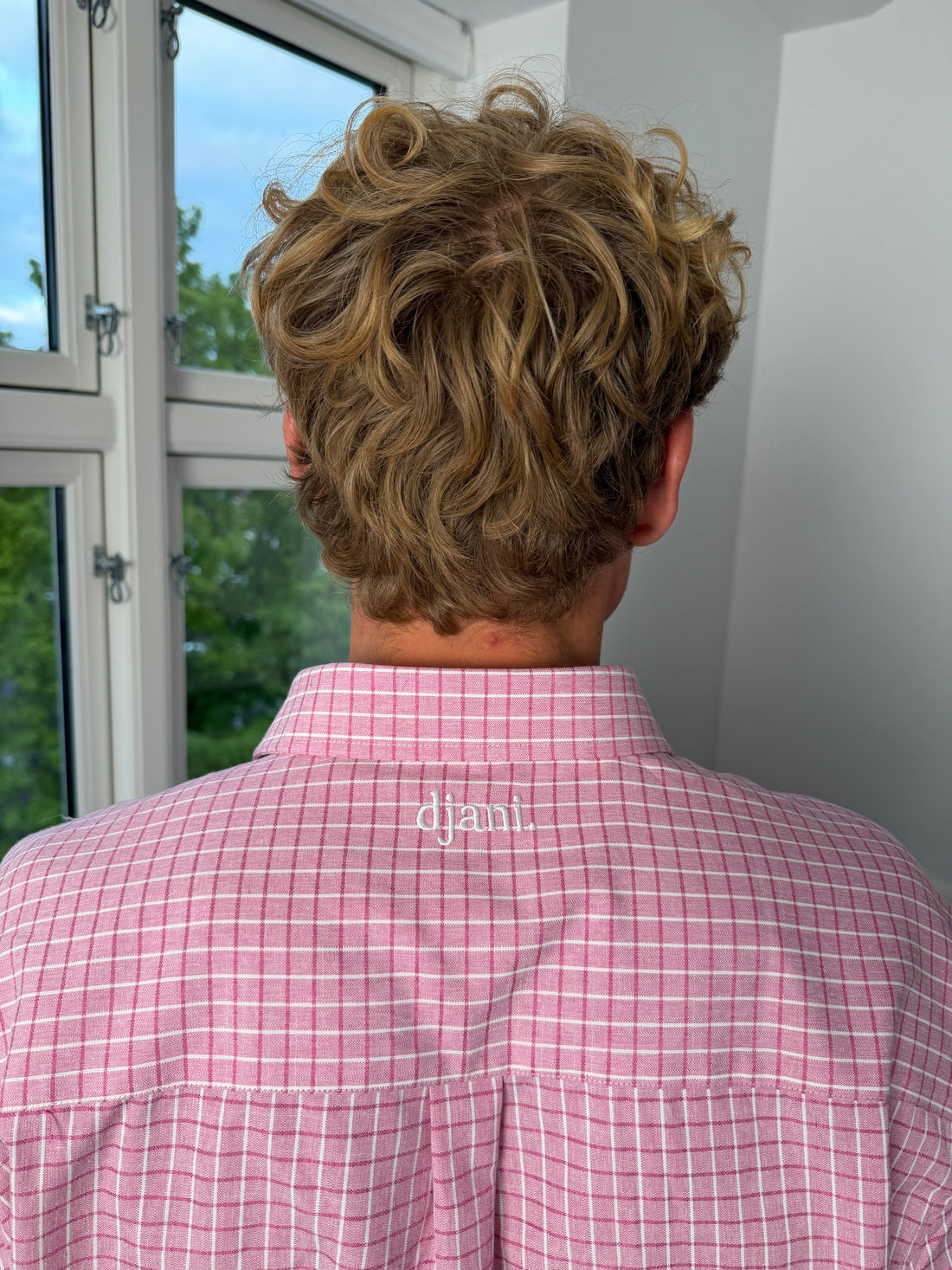 Checkered Shirt - Pink (Bold check) — detail