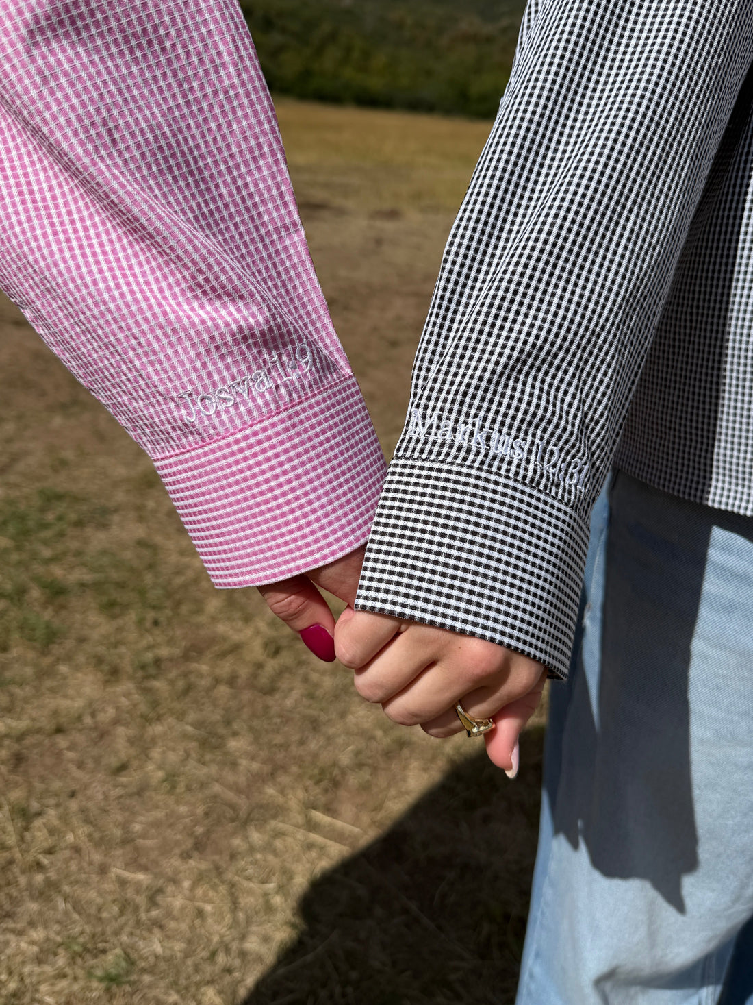 Checkered Shirt - Pink — detail