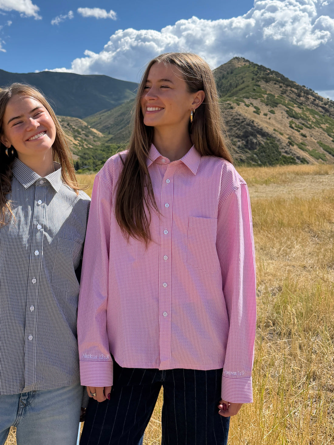 Checkered Shirt - Pink — detail