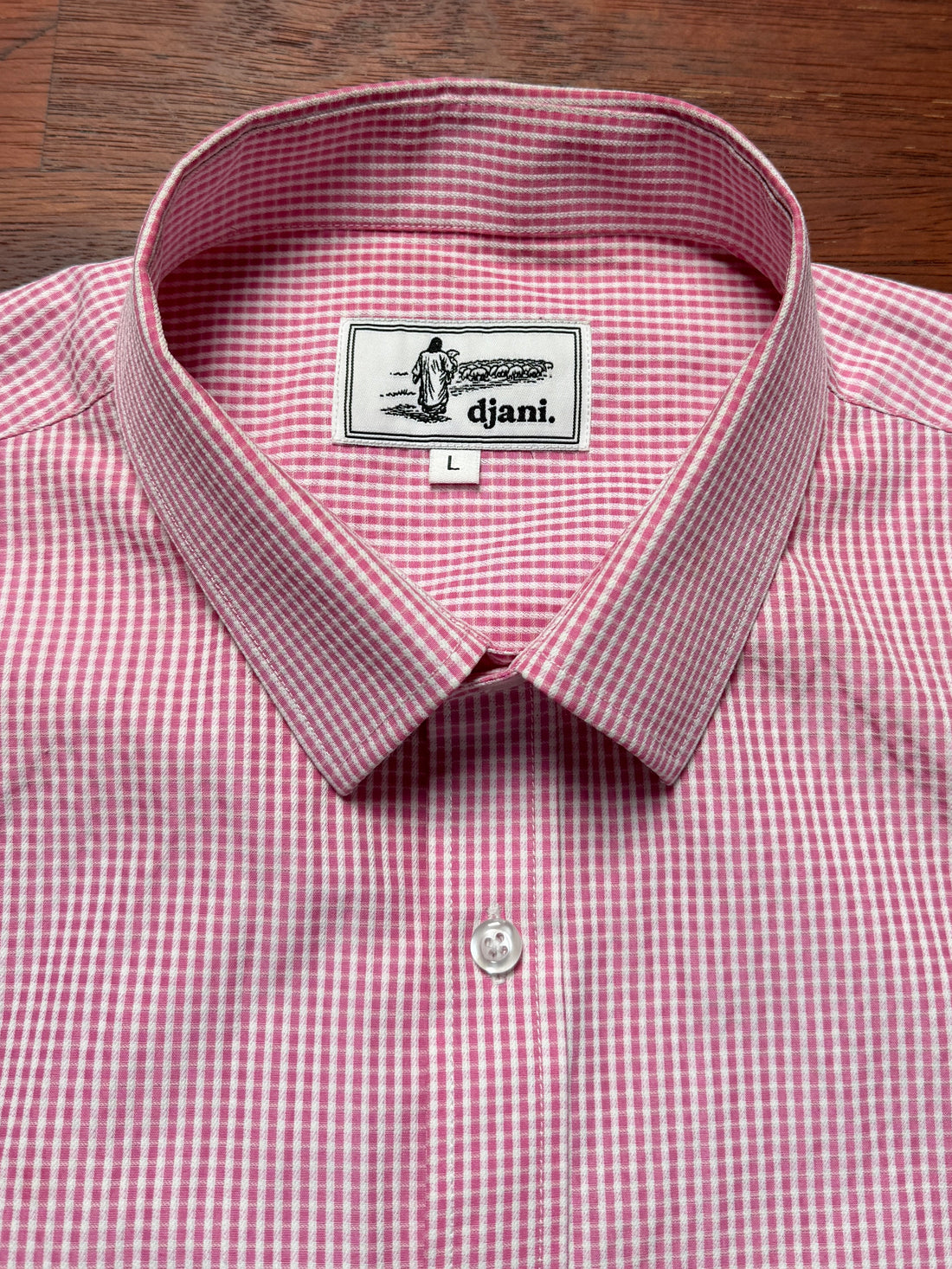 Checkered Shirt - Pink — detail