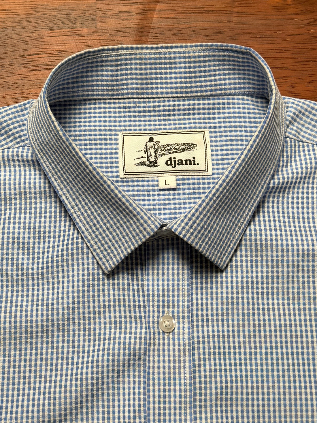 Checkered Shirt - Blue — detail