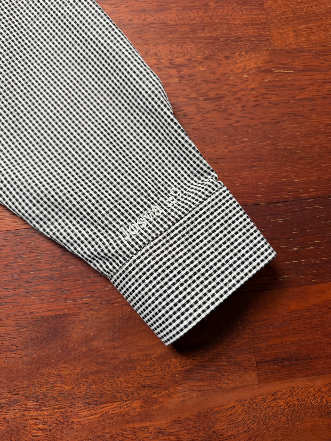 Checkered Shirt - Black — detail