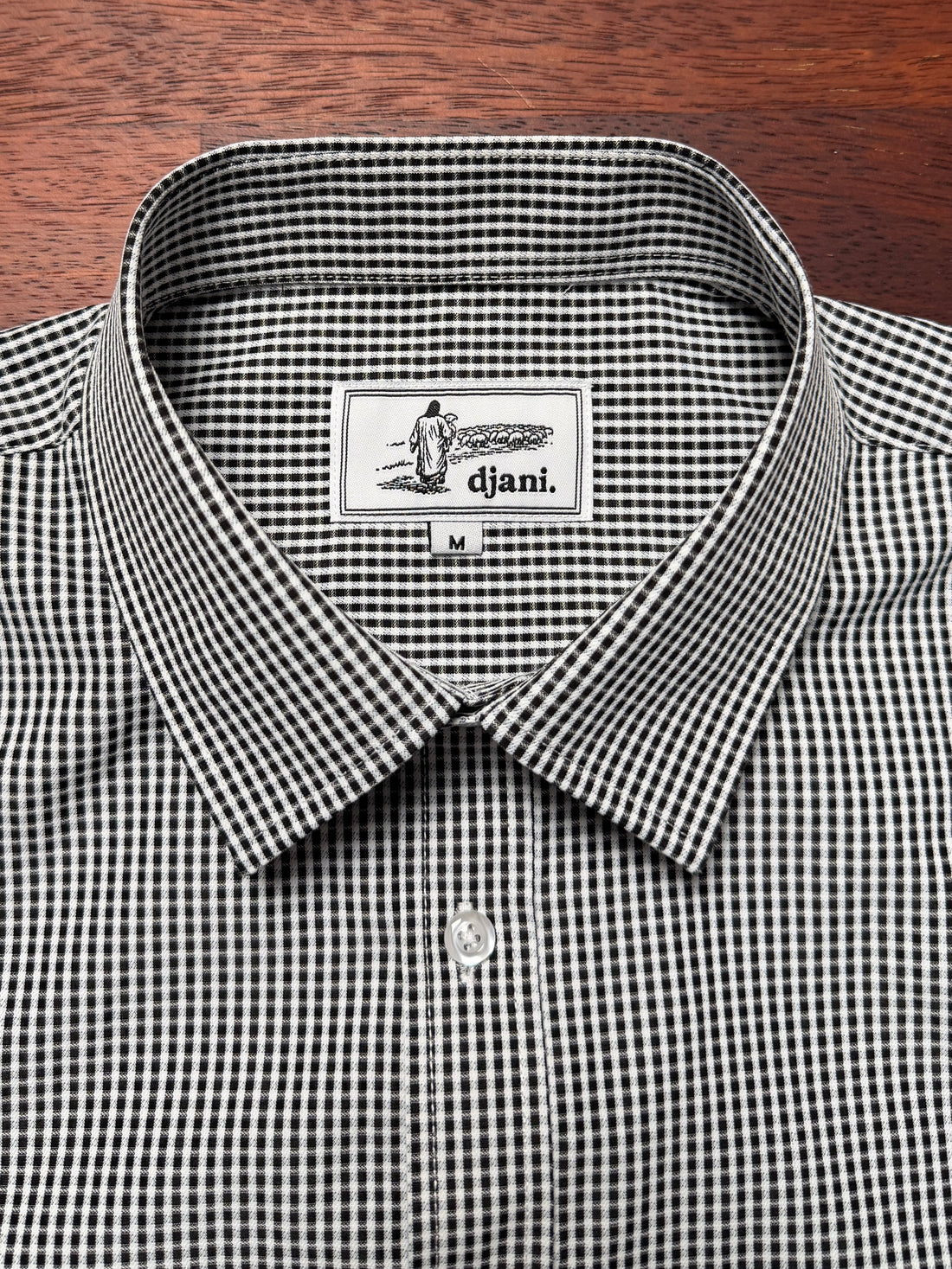 Checkered Shirt - Black — detail