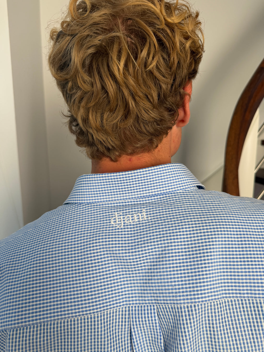 Checkered Shirt - Blue — detail