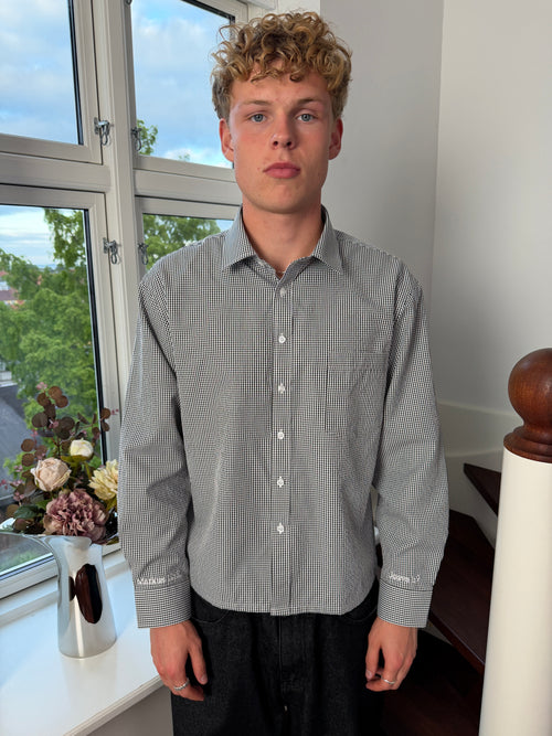Checkered Shirt - Black