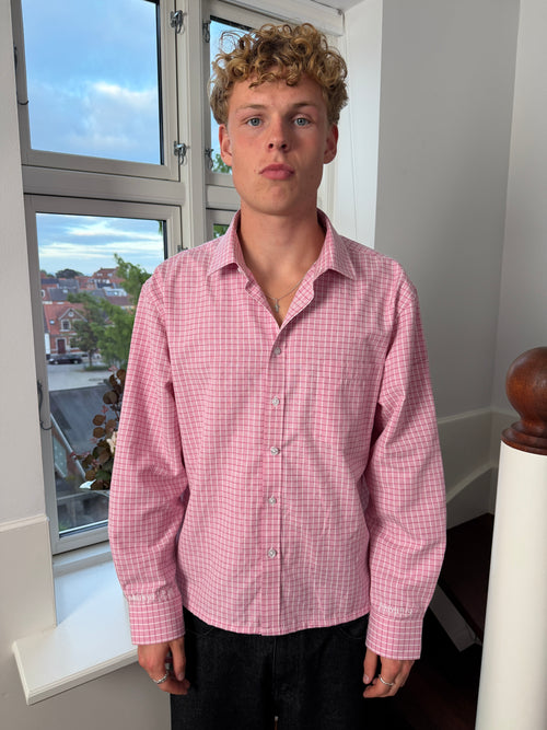 Checkered Shirt - Pink (Broad)