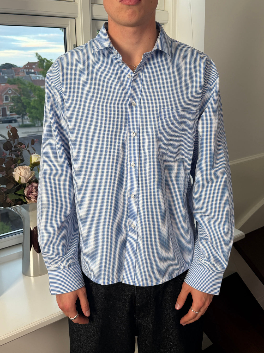 Checkered Shirt - Blue — front