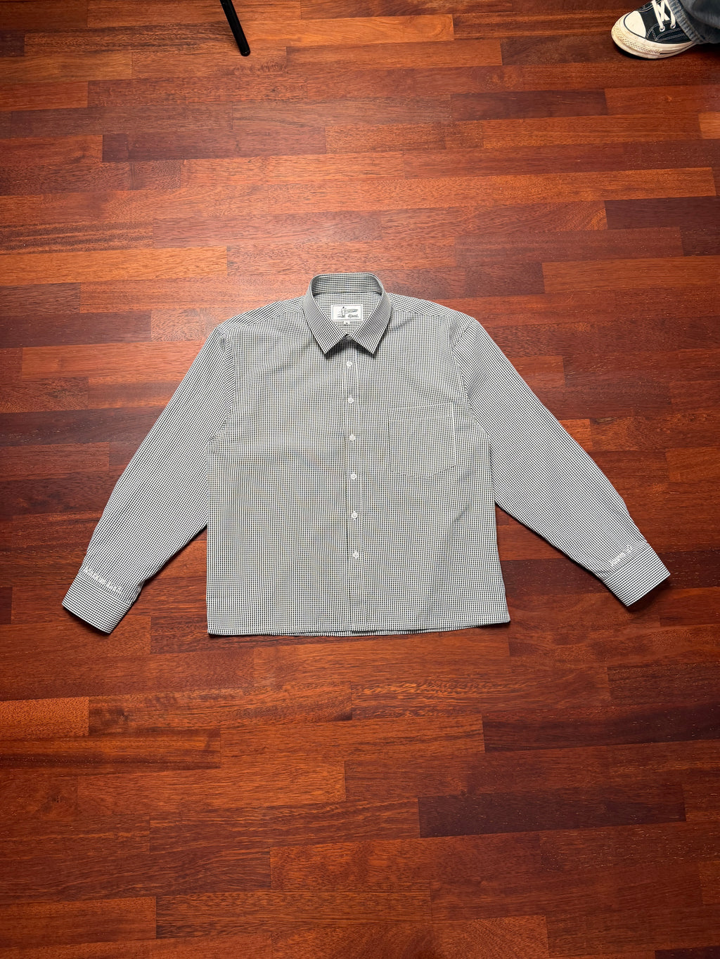 Checkered Shirt - Black
